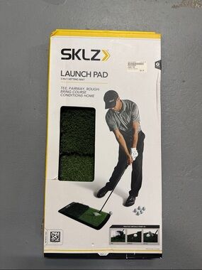 SKLZ Yellow & Green Launch Pad 3-in-1 Hitting Mat